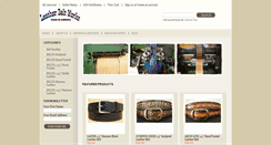 Desktop Screenshot of leatherbeltworks.com